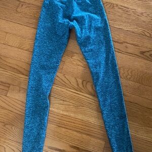 Women XS Beyond Yoga Midi legging Spacedye Blue